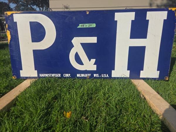 Porcelain sign 1
