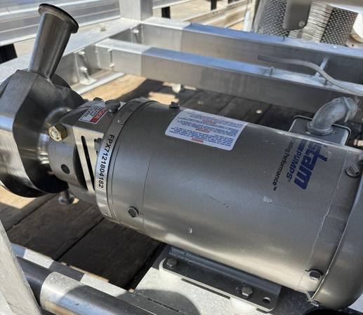 Fristam PUMP FPX712-100 SS Pump with 2 HP Motor 1