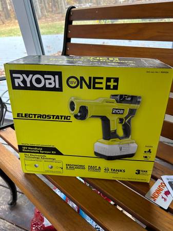 Ryobi electrostatic sprayer kit 1