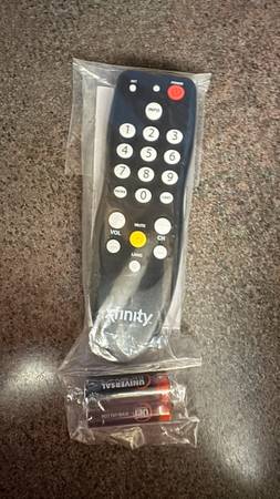 COMCAST XFINITY DTA Remote Control With Batteries & Instruction Black new 1