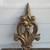 French Art Nouveau Gold Tone Wrought Iron Towel Rack 29" Length 8 thumbnail