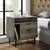 25" Modern Storage Side Table in Slate Grey 2 thumbnail