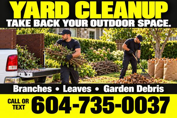 JUNK REMOVAL - 604-735-0037 - CALL OR TEXT for a Quote 1