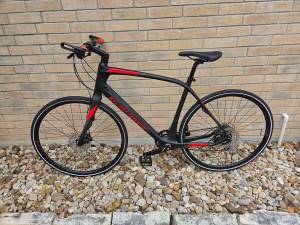Large 21 inch Specialized Sirrus Sport Carbon Disc Hybrid Bike