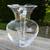 Simon Pearce Small Crystal Meriden Pitcher Knob Handle 6.25" h Signed. 4 thumbnail