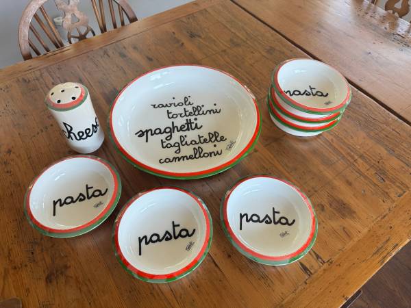 Pasta Set Vintage Made in Italy 1