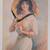 VINTAGE PERIOD FEMALE LARGE ART PRINTS 10 thumbnail