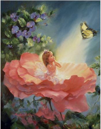 Mary Baxter St. Clair "Le Papillion Dore" Print 1