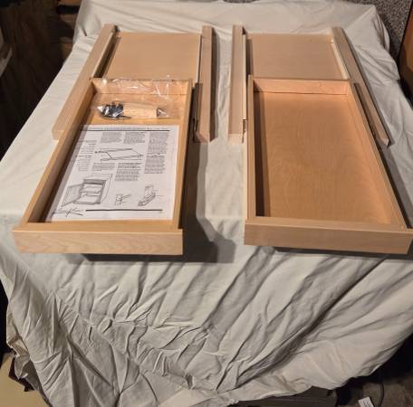 2- new Kitchen Kompact Base roll-out Trays 15BT 1