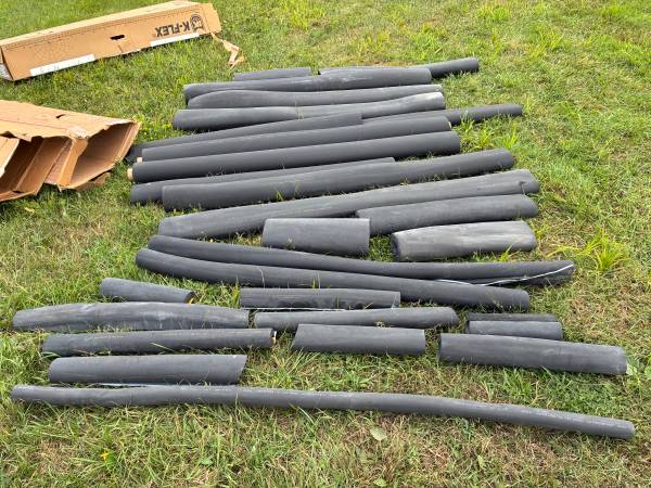flex pipe insulation various sizes and lengthes 1