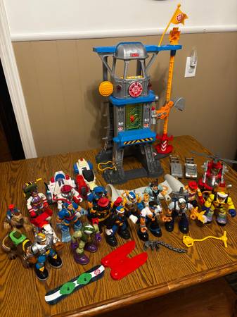 Lot of Fisher Price Rescue Heroes and Accessories 1