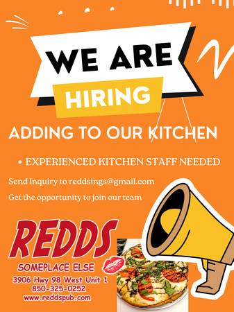 Kitchen Help Santa Rosa Bch Restaurant (Santa Rosa Beach) 1