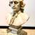 Awesome decorative art solid composite sculpture Mozart 1 thumbnail