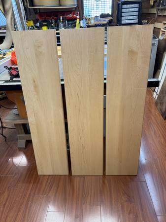 Stair Treads - Solid Maple - New - 1" x 11 1/2" x 48" 1