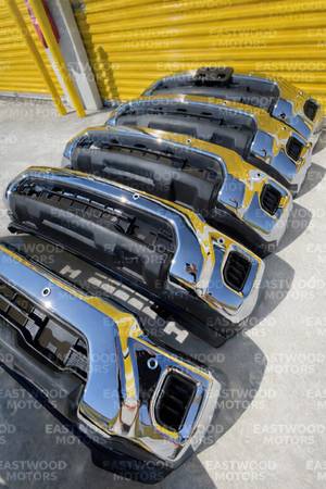 2023–2026 Chevy Silverado 2500 3500 OEM Chrome Front Bumpers (Takeoff)