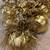 Shiny Gold 90+piece Christmas Decor Lot Fabric Ribbon Stems Ornaments Angels 5 thumbnail
