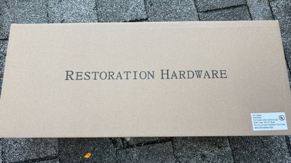 Restoration Hardware Galvanized String Lights 14.5 Ft - 1