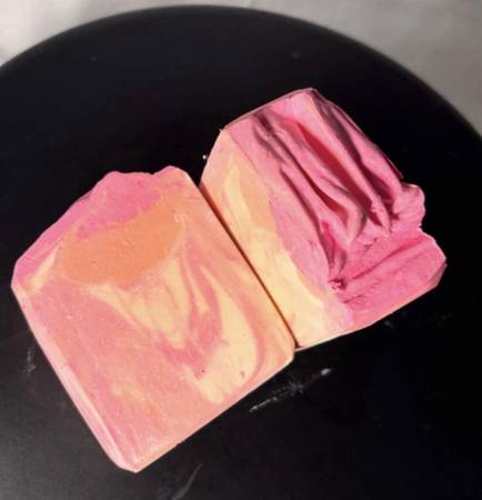 Grapefruit cold process soap 1