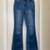 KANCAN HIGH RISE BOOTCUT FLARE JEANS RAW HEM Sz 25 LIKE NEW 4 thumbnail