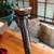 Set of 4 Mid-Century Chrome ladder back dining chairs B37 19 thumbnail