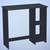 Student Writing Study Desk, True Black Oak Finish, NEW in Box Compact 2 thumbnail