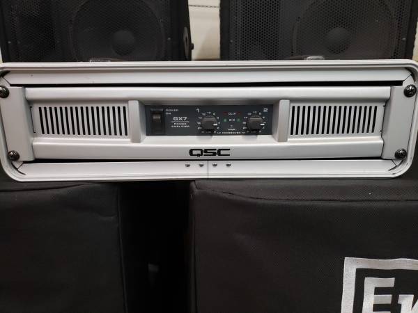 QSC GX7 1000 Watt Stereo Power Amp 1