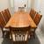 Solid Wood 9 Piece Dining Set 1 Solid Wood Table 8 Solid Wood Chairs! 8 thumbnail