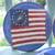 Oxford Elite 2002 8" Plates w/"Betsy Ross"  U.S. Flag! 2 thumbnail