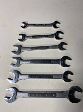6 Pc Craftsman Open End Wrenches 1