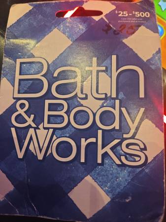 Bath and Body Works $25 Gift Card 1