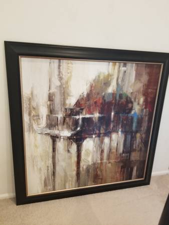 Abstract Grand Piano Painting 1