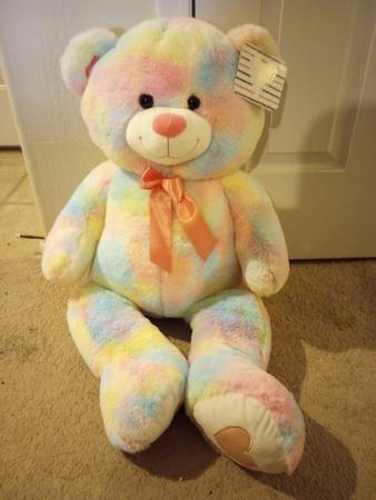 Rainbow Bear Stuffed Toy 1