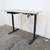 Grey Wood Top Adjustable Standing Desk w/ Black Base 11 thumbnail