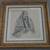 Native American woman pencil drawing framed 27.5 x 25 1 thumbnail