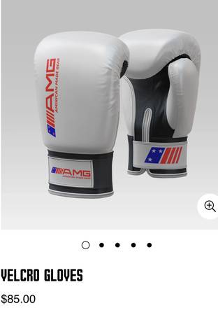 🥊 Amirican Made Gear WHITE Boxing Gloves 🥊 🔥Premium Quality 🇺🇸USA 1