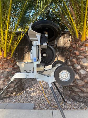 Hack attack pitching machine. Full size 1