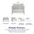 Crib Baby Toddler Bed 5-in-1 Convertible Crib NEW ret $409 2 thumbnail