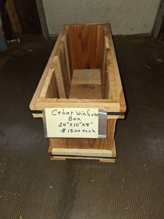 Cedar window box 1