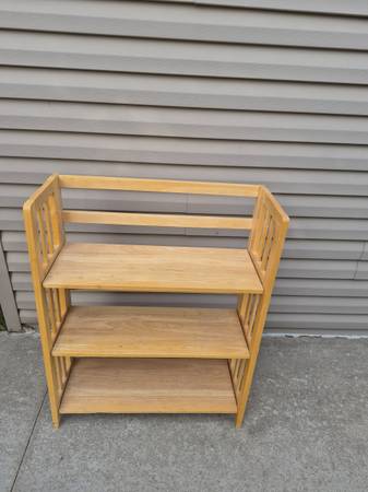 Wood Bookcase Foldable 1