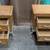 Ornate Solid Wood Nightstands / side tables w/ 2 Drawers / Iron Legs! 4 thumbnail