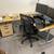 Used L-shape Maple Corner Desks With Silver Legs (QTY 3) 4 thumbnail