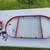 Kitchen red iron hanging pot and pan rack approx 17x33" 1 thumbnail