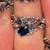 New! Size 8 Dragonfly 'semi-precious imitation sapphire' Glass Ring 2 thumbnail