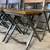 High Extendable Rustic Industrial Dining Table with 8 Chairs ASHLEY 8 thumbnail