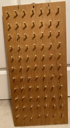 Solid Wood Thread Spool Rack 1