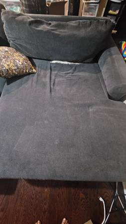 Large Sectional Sofa + Oversized Ottoman – $500 1