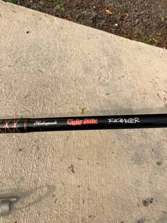 Ugly stick big water 12 foot rod and rod holder - sporting goods - by owner  - sale - craigslist