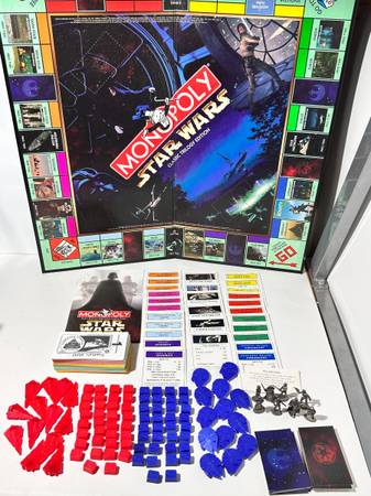 1997 Monopoly Star Wars Classic Trilogy Edition replacement pieces 1