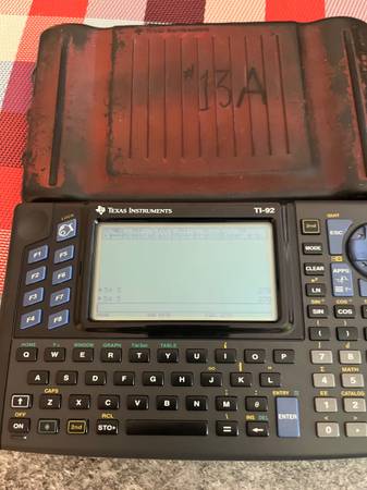 Texas Instruments graphing calculator TI-92 1