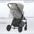 Tinyiota Baby Stroller, Infant Stroller with Large UPF 50+ Canopy (Gray) 4 thumbnail